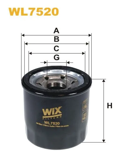 WIX WL7520, масляный фильтр